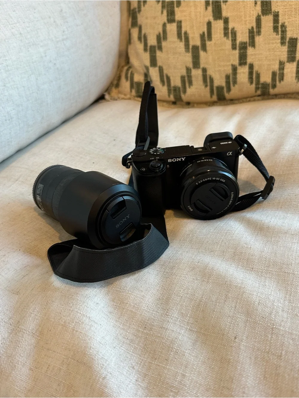Sony a6000 Camera with Two Lenses